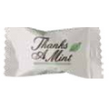 Hard Cinnamon Balls in a Thanks A Mint Wrapper